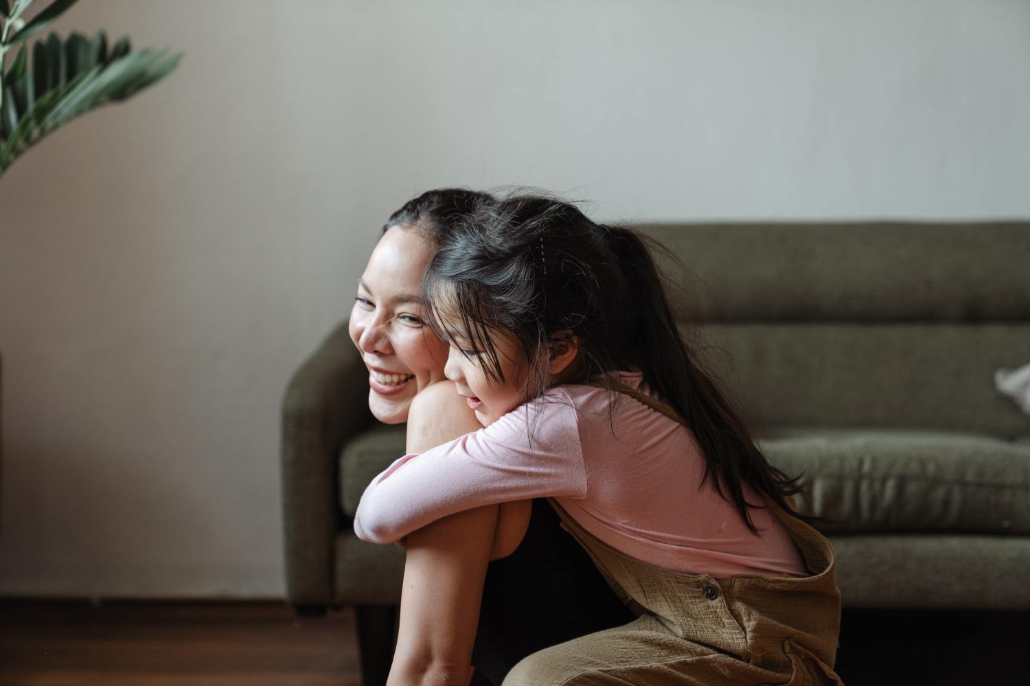 Mother with daughter after thinking about important life lessons for your kids to know before you die.